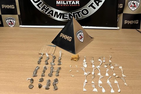 PM faz apreensão de drogas no Santa Terezinha