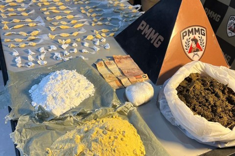 Polícia Militar apreende expressiva quantidade de drogas no Bairro Padre Tiago