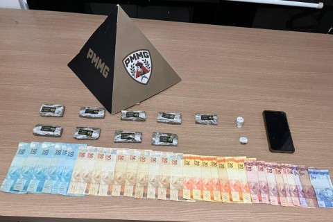 Polícia Militar prende suspeito por tráfico de drogas na modalidade "delivery"  em Muriaé