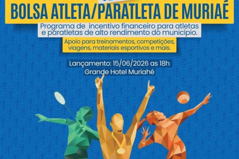 Prefeitura lança hoje Programa Bolsa Atleta e Paratleta para incentivar o esporte de alto rendimento