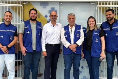 Governo de Minas vistoria nova Unidade Básica de Saúde de Muriaé