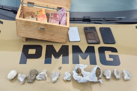 Em Carangola, Polícia desmonta esquema do tráfico e prende suspeitos