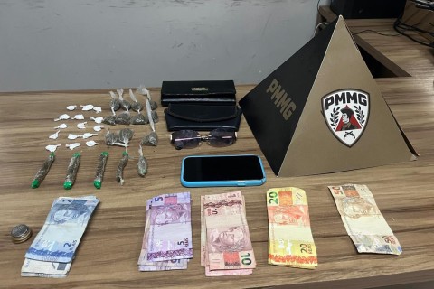 Suspeito por tráfico de drogas é preso em Muriaé