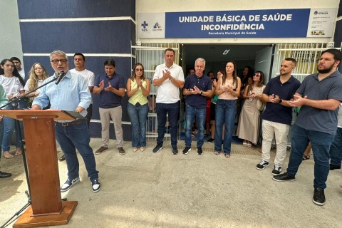 Prefeitura inaugura nova UBS Inconfidência com estrutura cinco vezes maior
