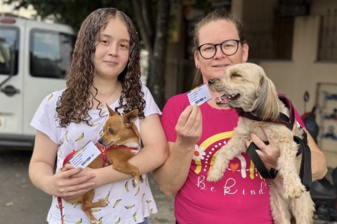 Campanha de vacinação antirrábica começa na próxima semana em Muriaé; confira o cronograma